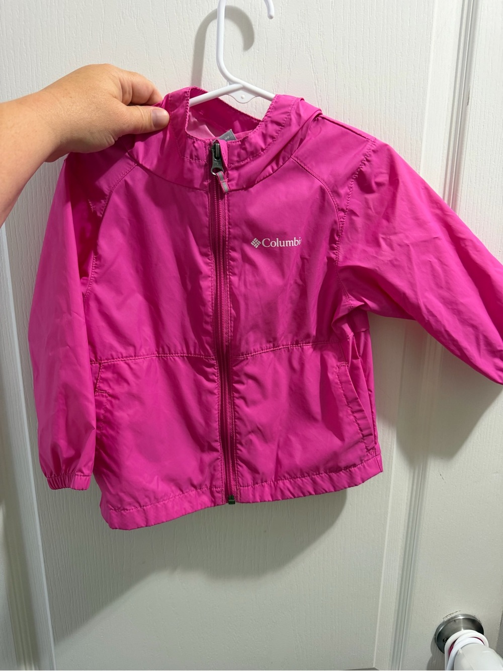 Columbia Kids Bright Pink Packable Rain Jacket